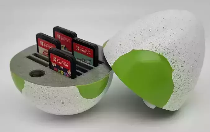 Yoshi egg 3d print model 3D print model