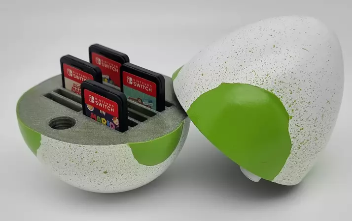 Yoshi egg 3d print model 3D print model_0