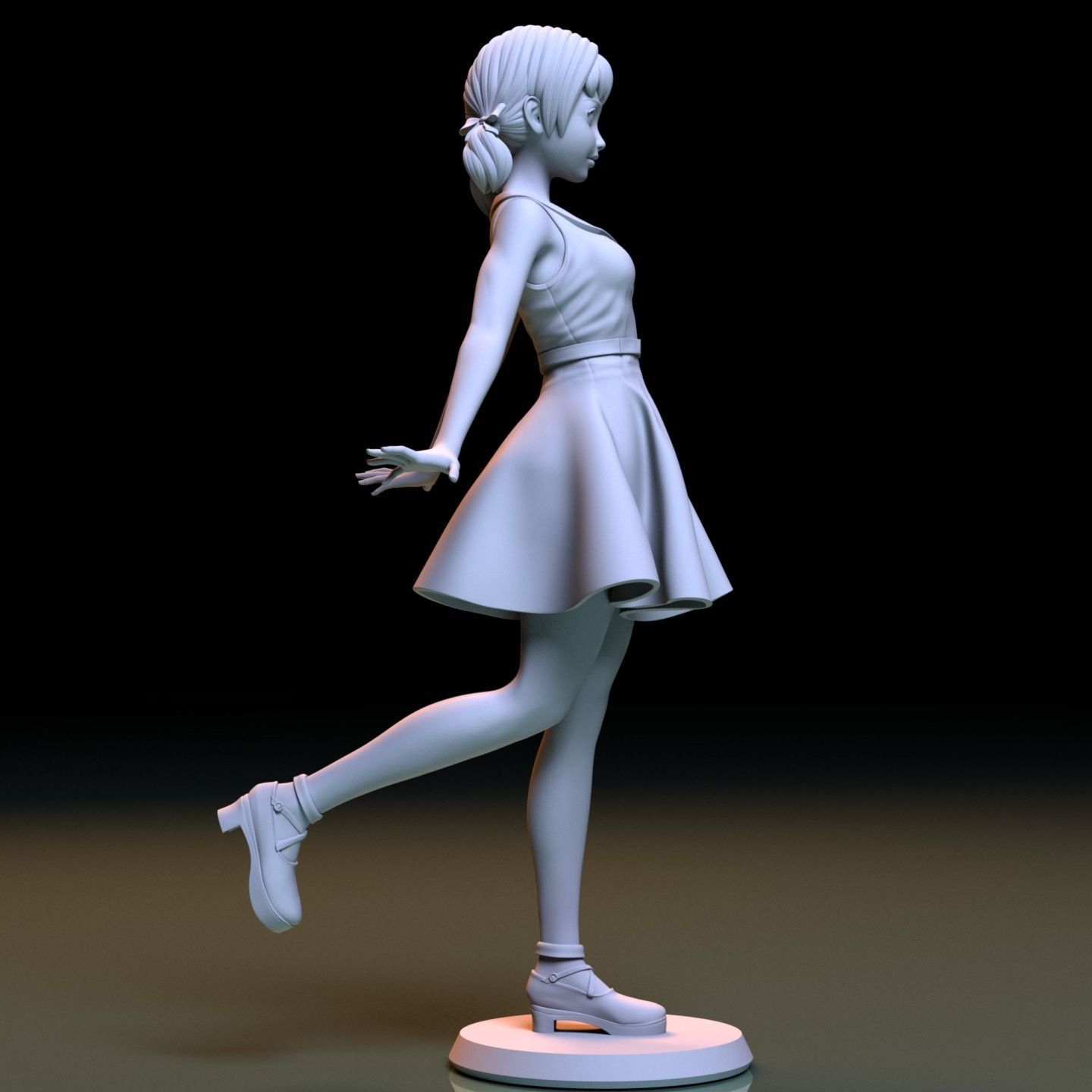 Minamoto Shizuka Fanart - When she was 18 years old  3D print model_1