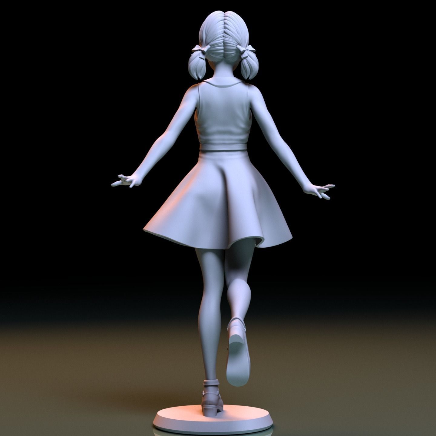 Minamoto Shizuka Fanart - When she was 18 years old  3D print model_3