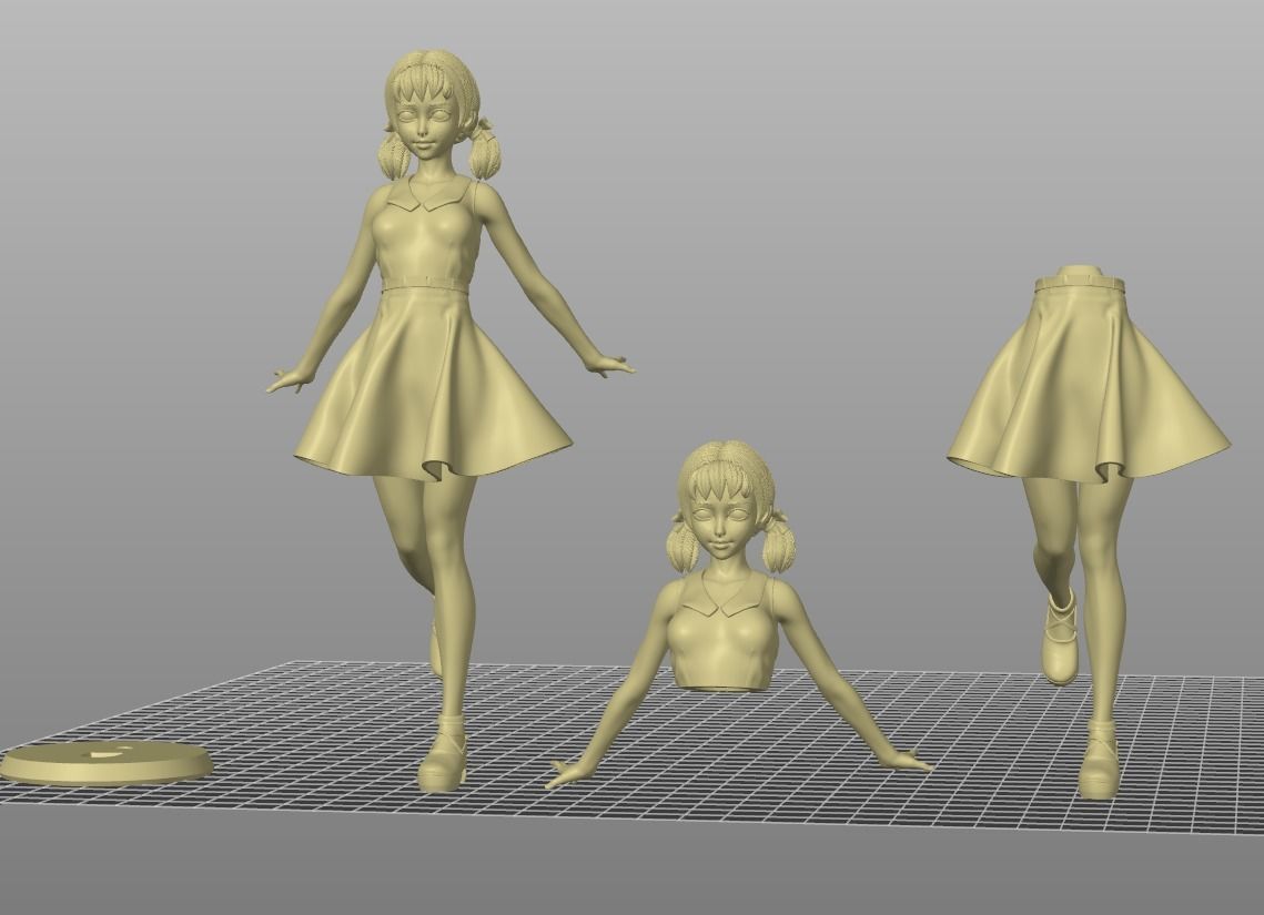 Minamoto Shizuka Fanart - When she was 18 years old  3D print model_6