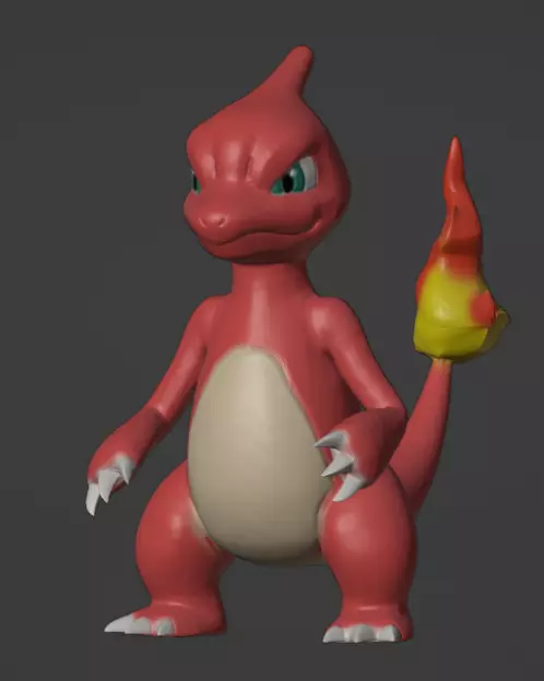 Charmeleon  3D print model_0