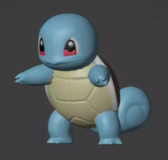 Squirtle Free 3D print model
