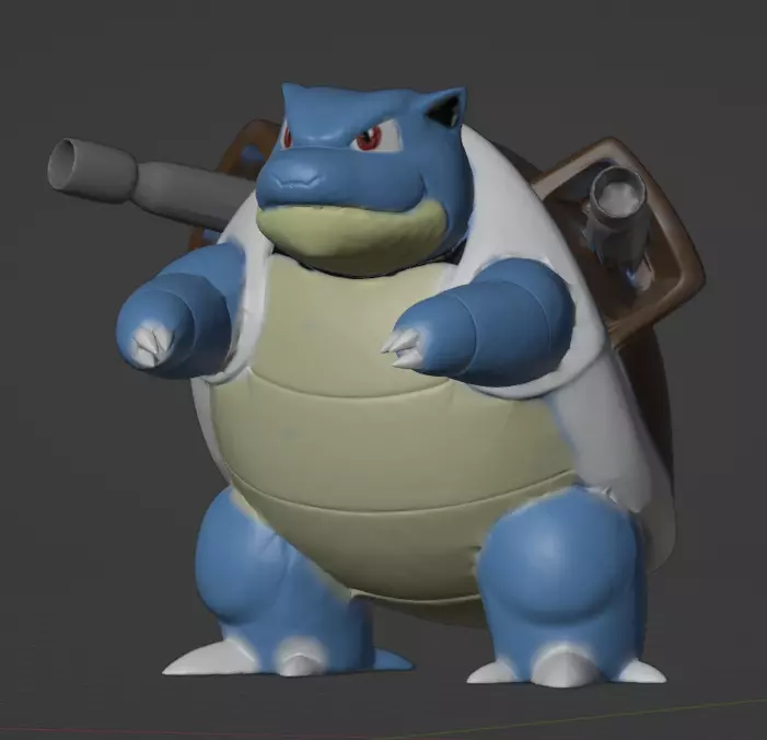 Blastoise  3D print model