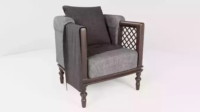 Arm chair Free 3D model