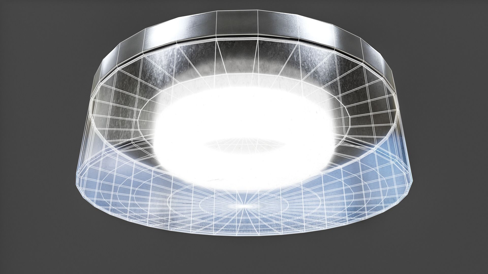 Bathroom Ceiling Light V01 - Low Poly Low-poly 3D model_48