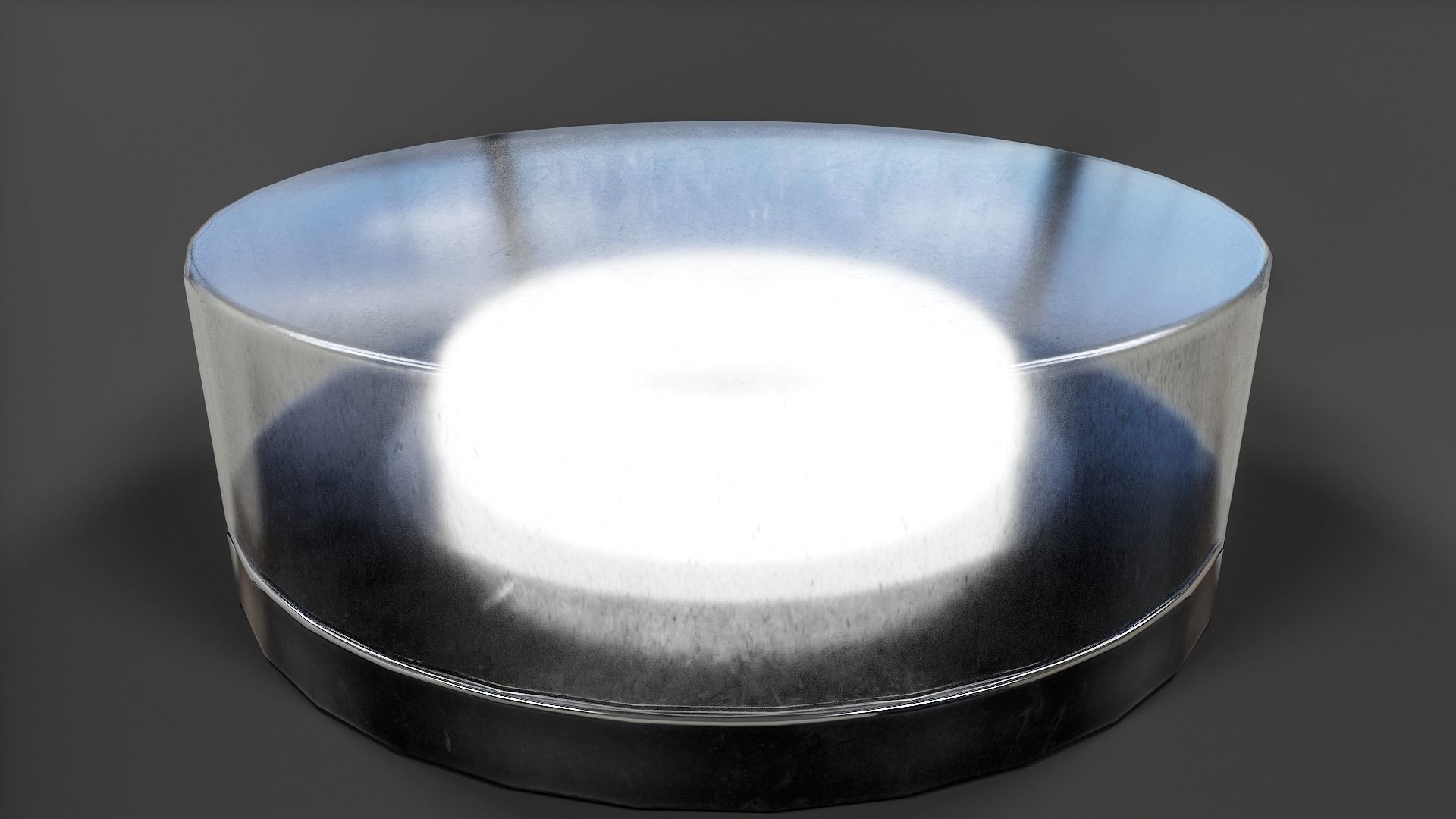 Bathroom Ceiling Light V01 - Low Poly Low-poly 3D model_7