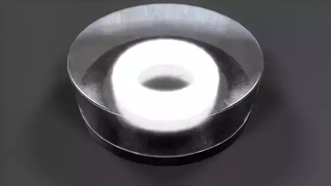 Bathroom Ceiling Light V01 - Low Poly Low-poly 3D model