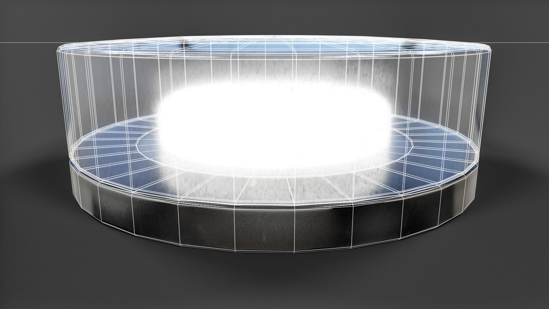 Bathroom Ceiling Light V01 - Low Poly Low-poly 3D model_11