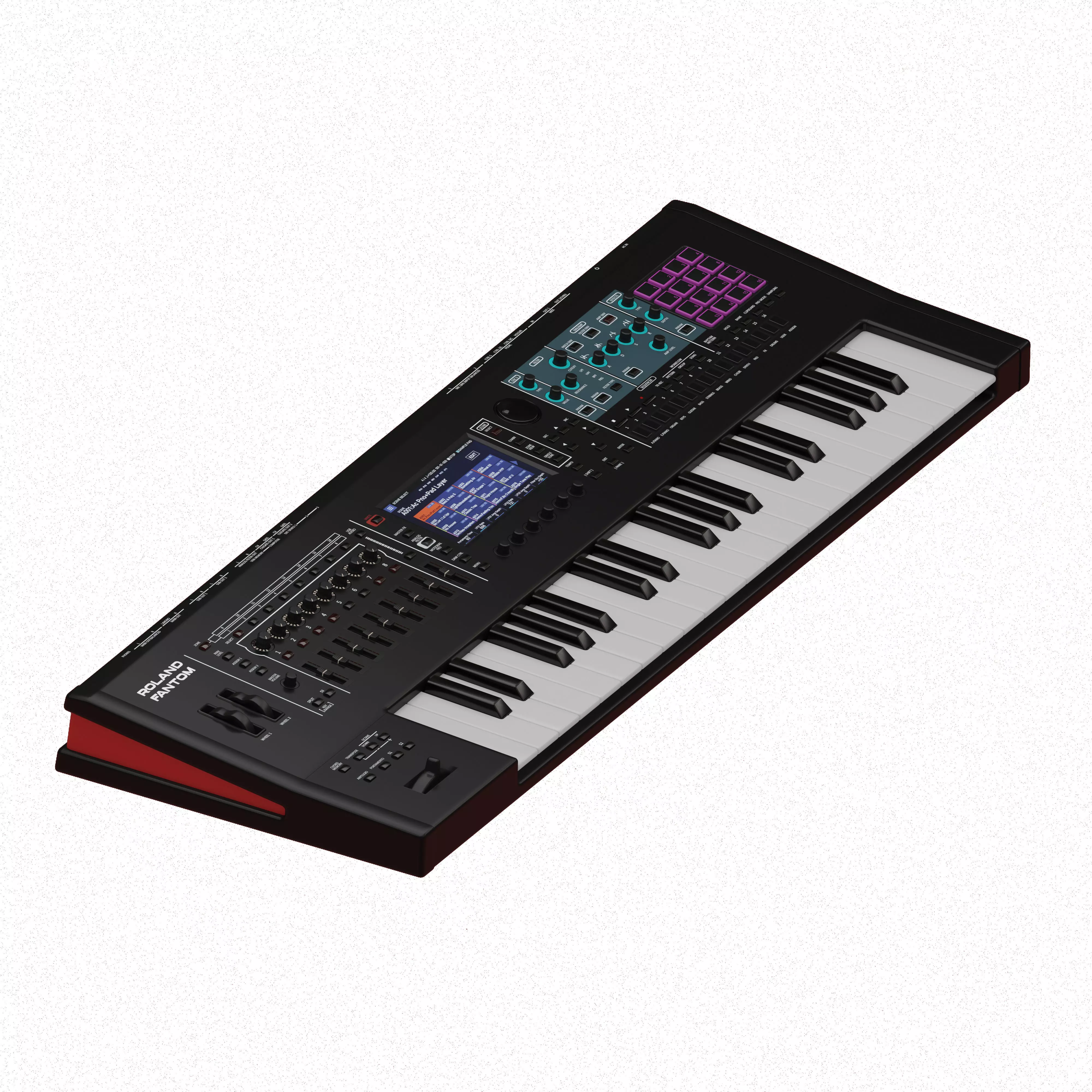 Roland Fantom 6 3D model_0