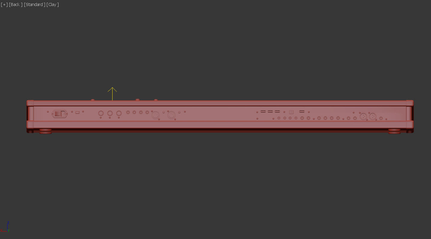 Roland Fantom 6 3D model_5