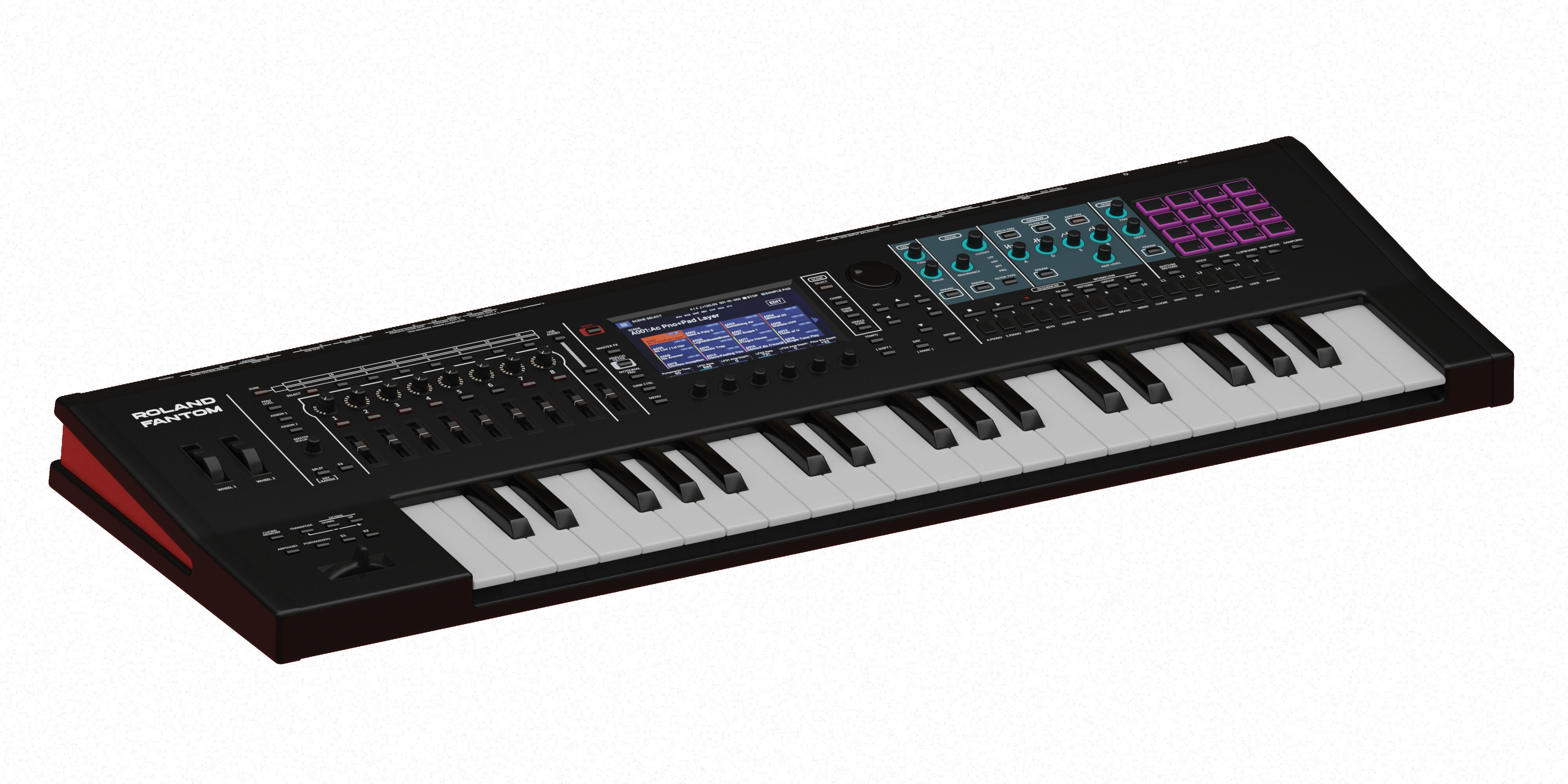 Roland Fantom 6 3D model_1