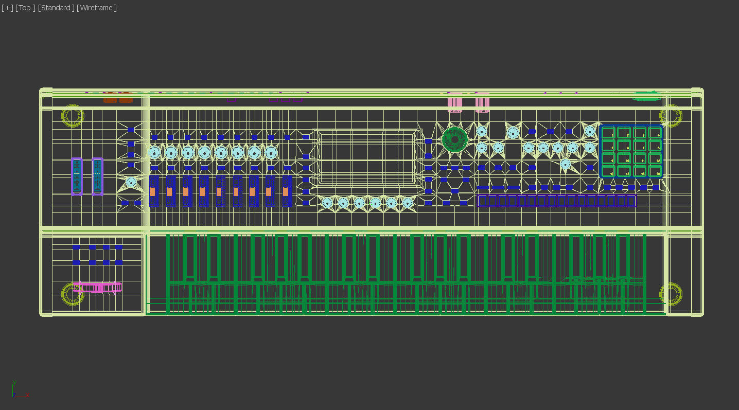 Roland Fantom 6 3D model_9