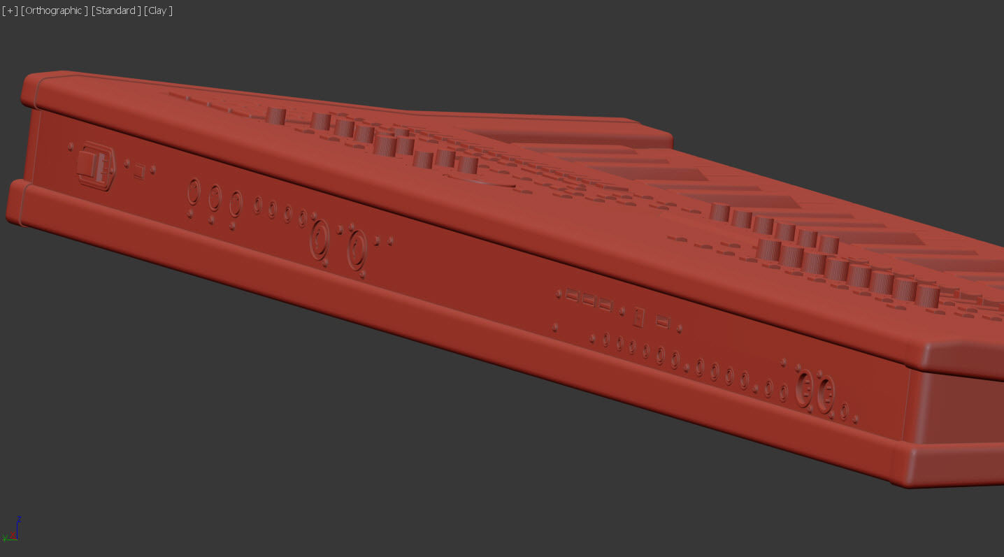 Roland Fantom 6 3D model_4