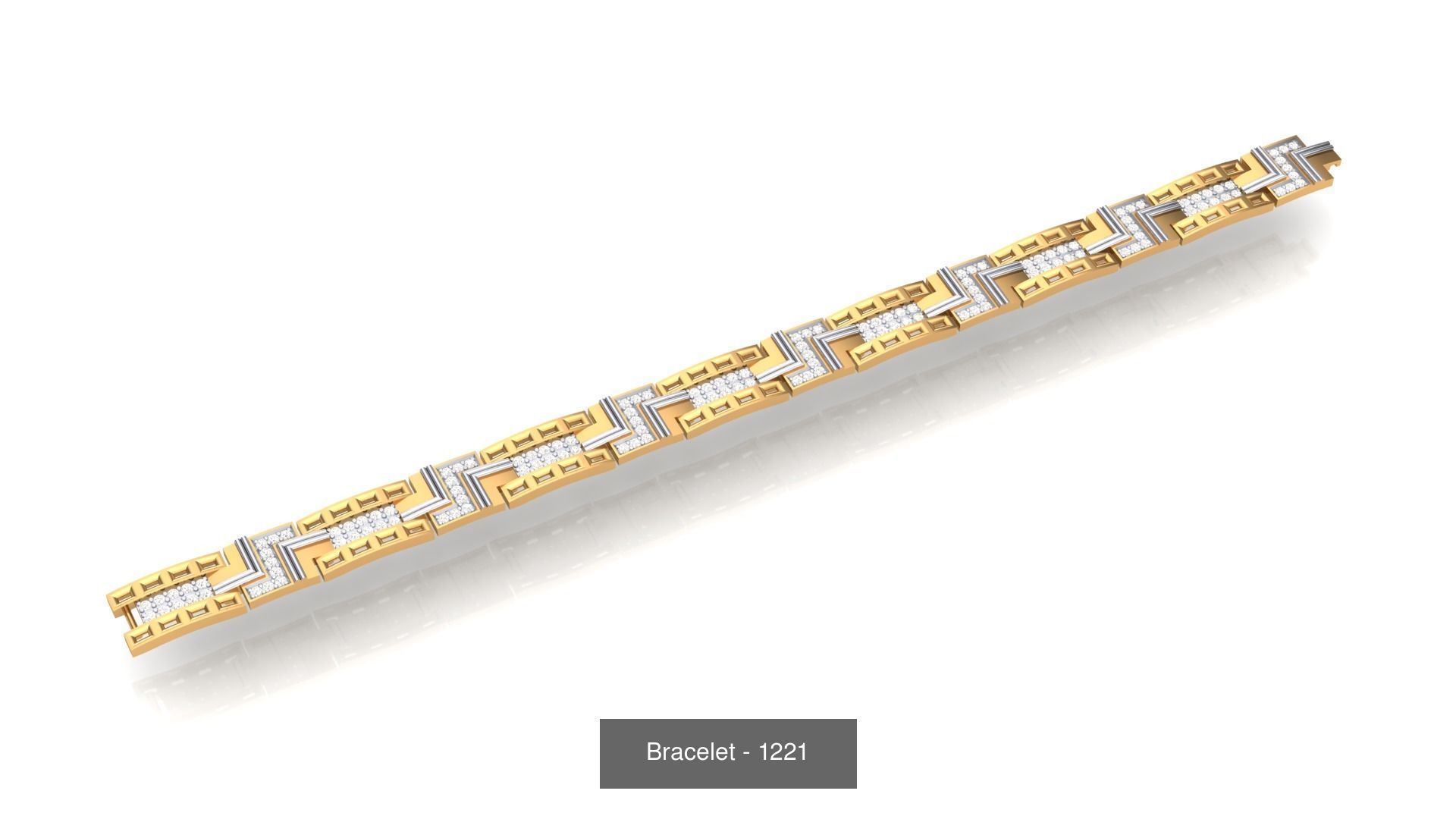 74 Chain Bracelet Unisex Bracelets Pack 3D Model Collection_80