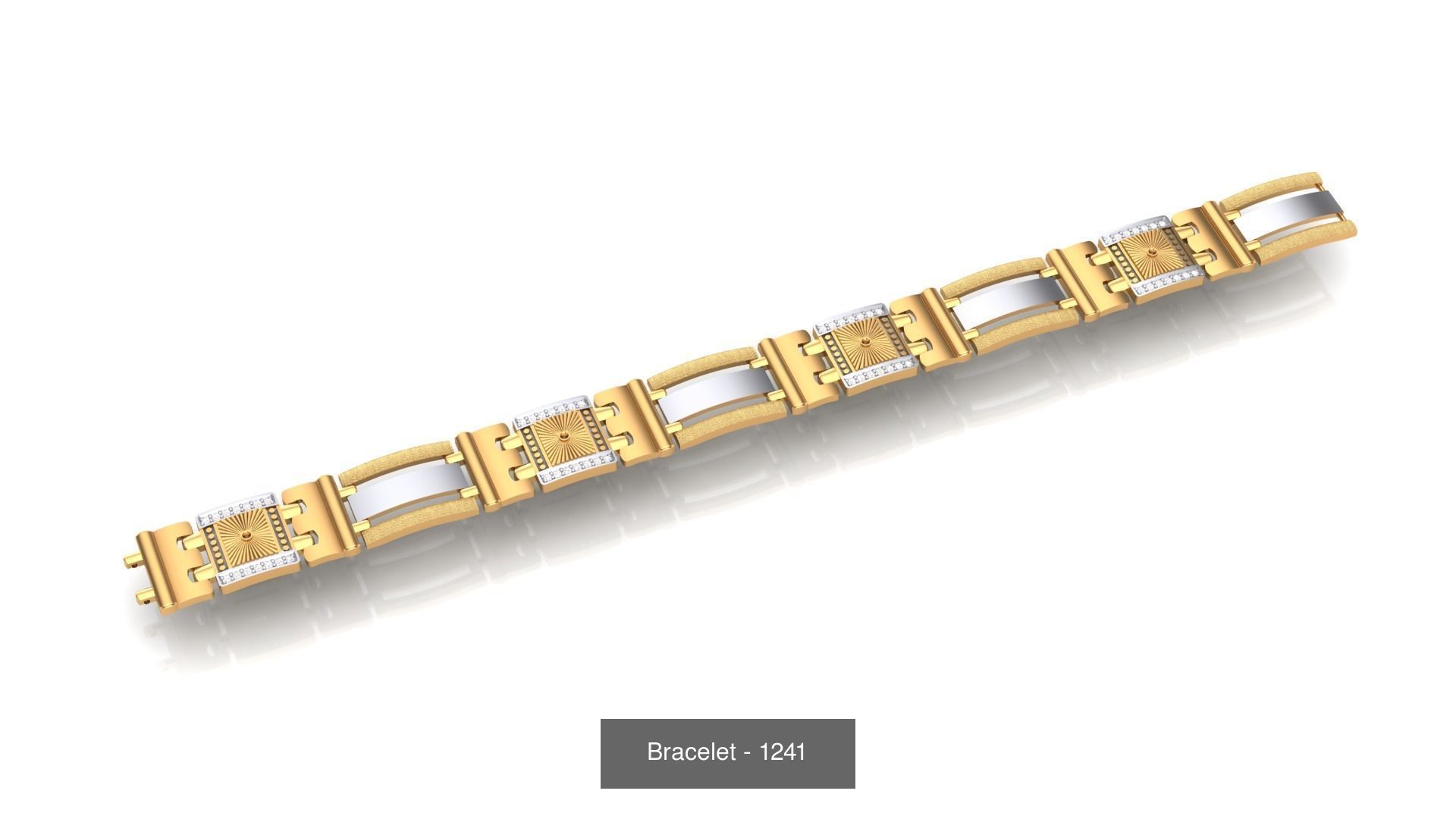 74 Chain Bracelet Unisex Bracelets Pack 3D Model Collection_62