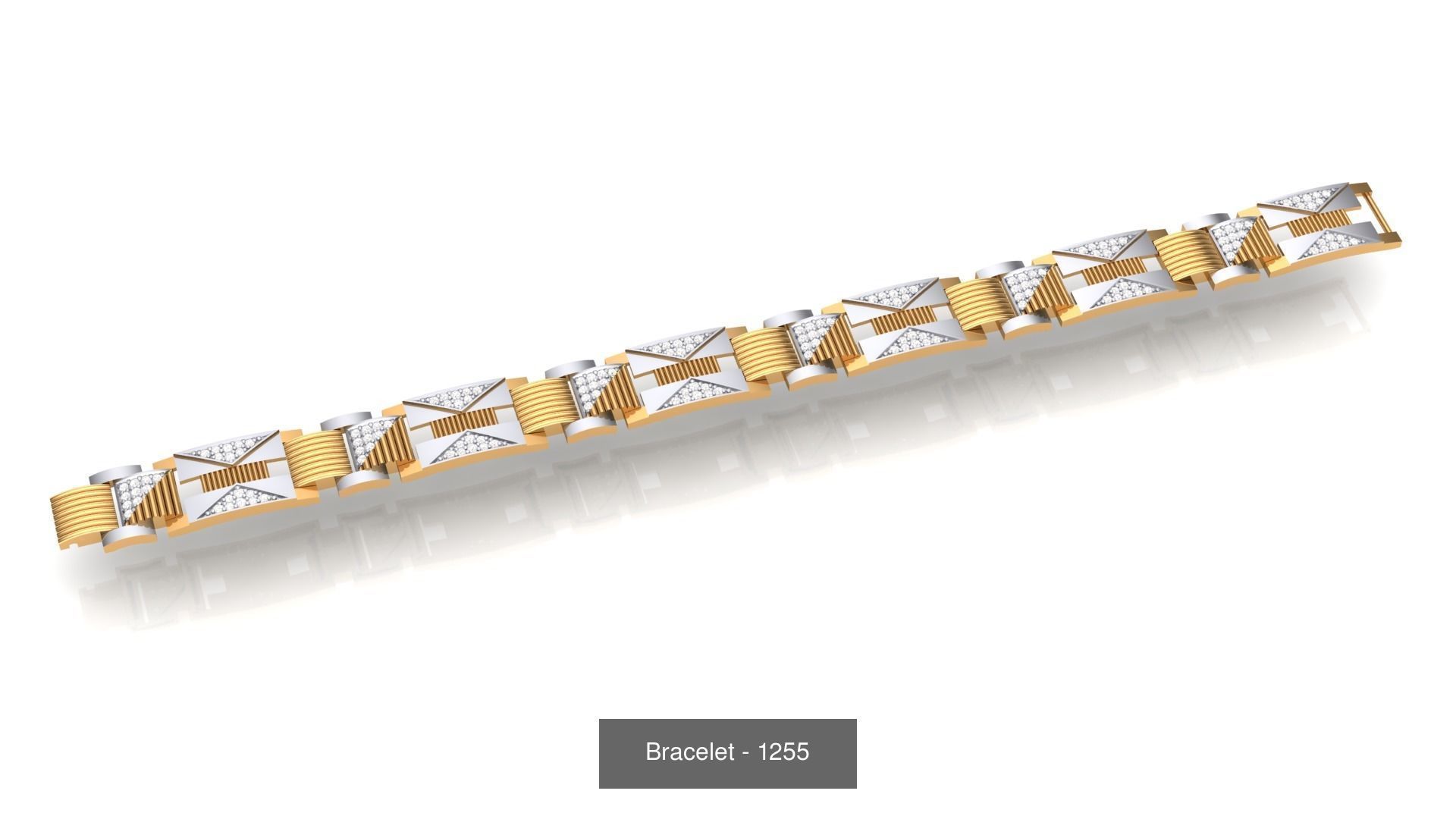 74 Chain Bracelet Unisex Bracelets Pack 3D Model Collection_50