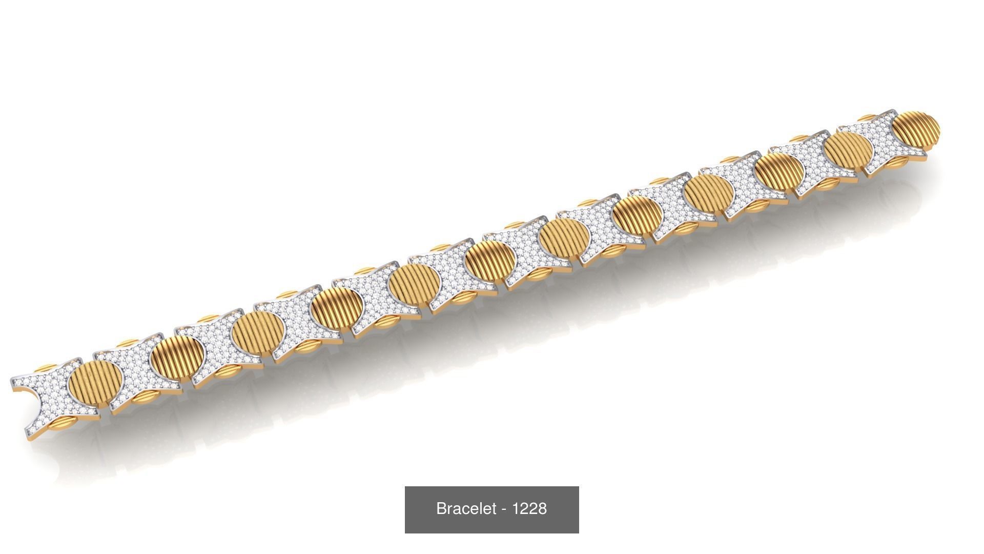 74 Chain Bracelet Unisex Bracelets Pack 3D Model Collection_75