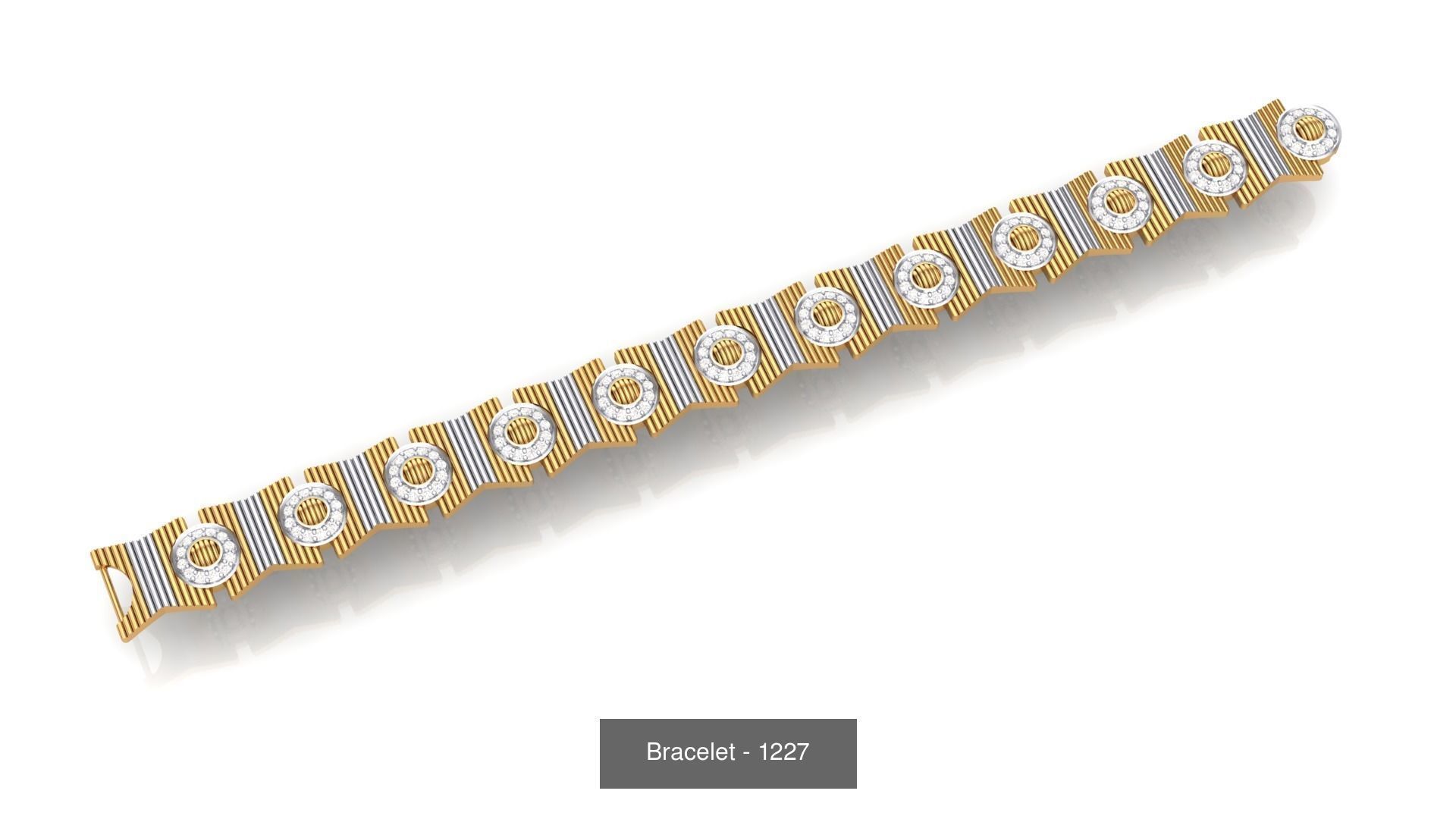 74 Chain Bracelet Unisex Bracelets Pack 3D Model Collection_76