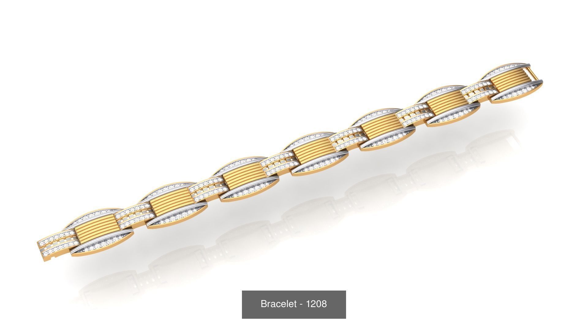 74 Chain Bracelet Unisex Bracelets Pack 3D Model Collection_92