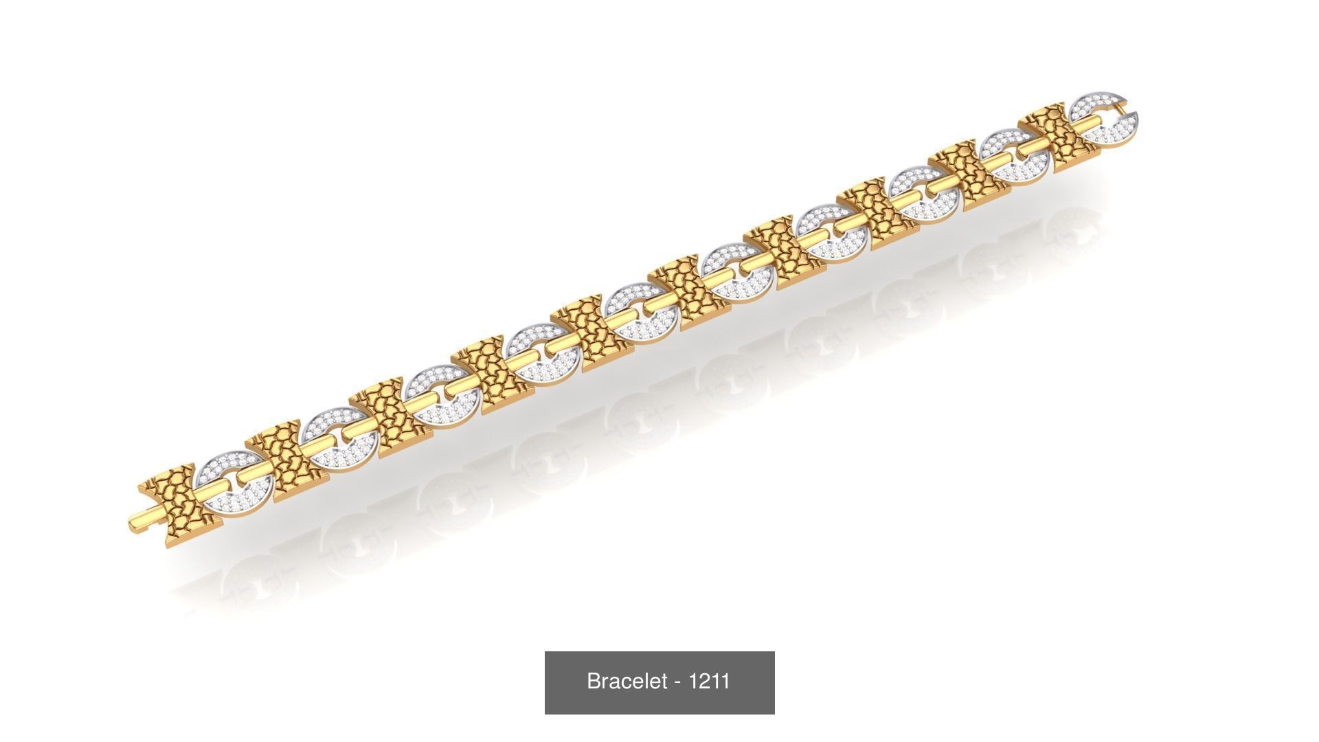 74 Chain Bracelet Unisex Bracelets Pack 3D Model Collection_90