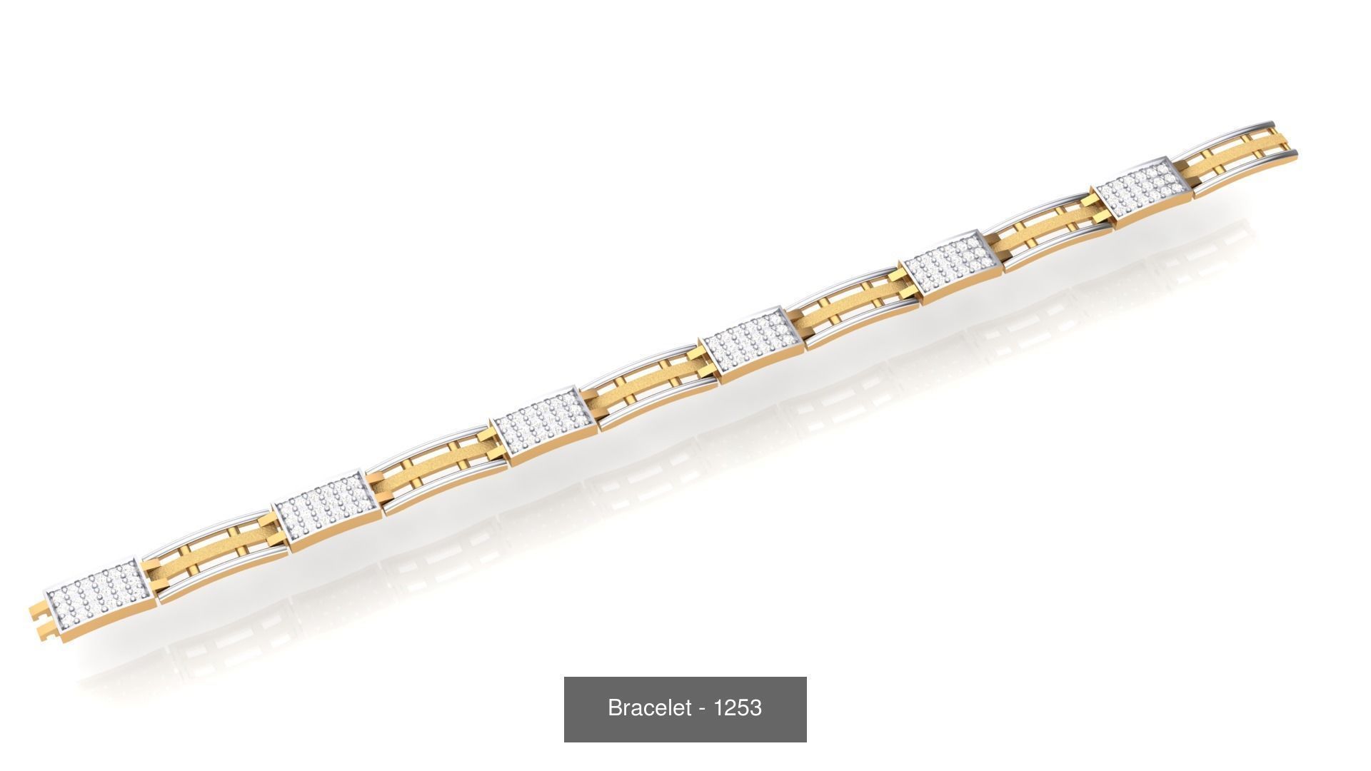 74 Chain Bracelet Unisex Bracelets Pack 3D Model Collection_52