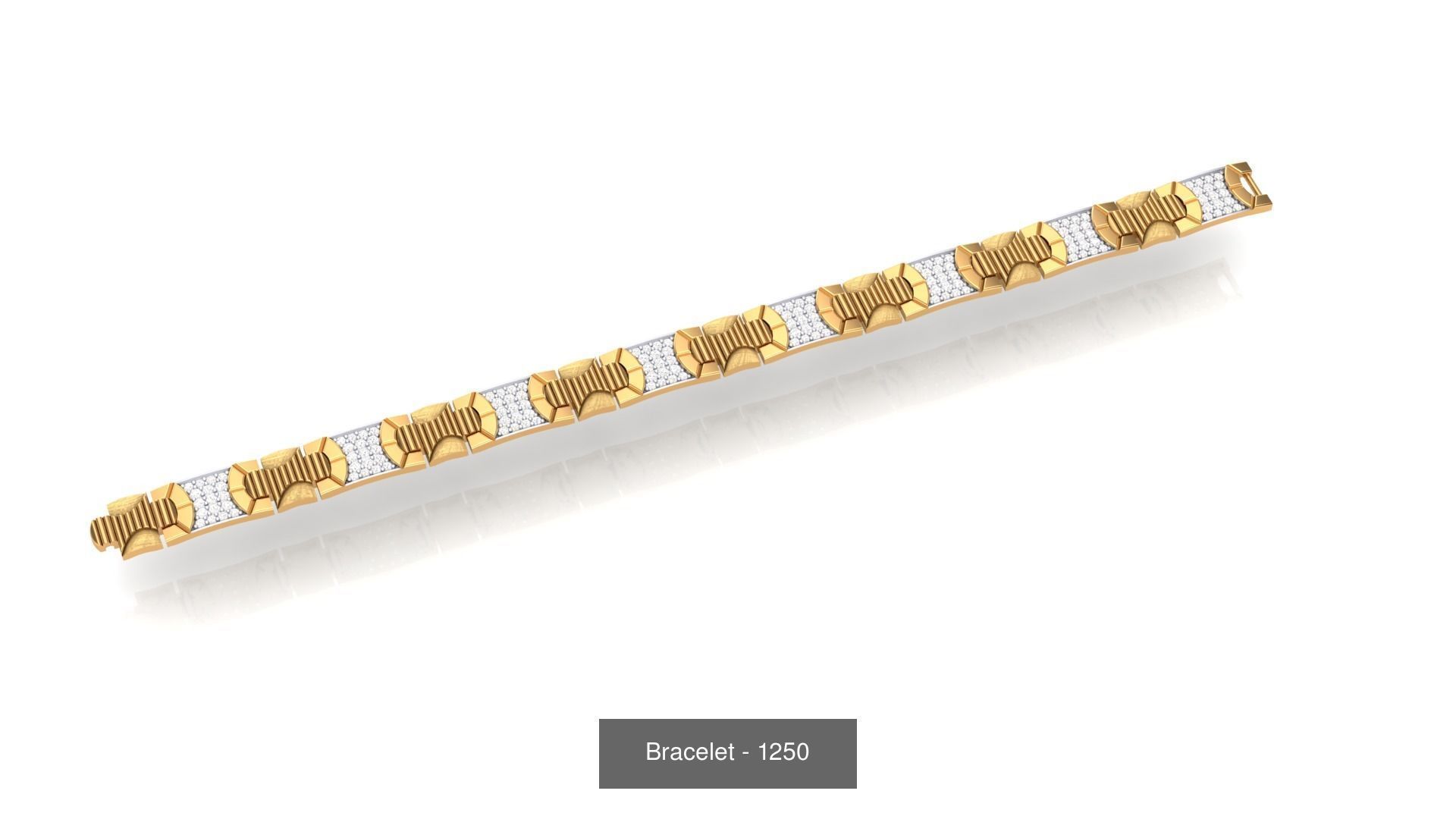 74 Chain Bracelet Unisex Bracelets Pack 3D Model Collection_54