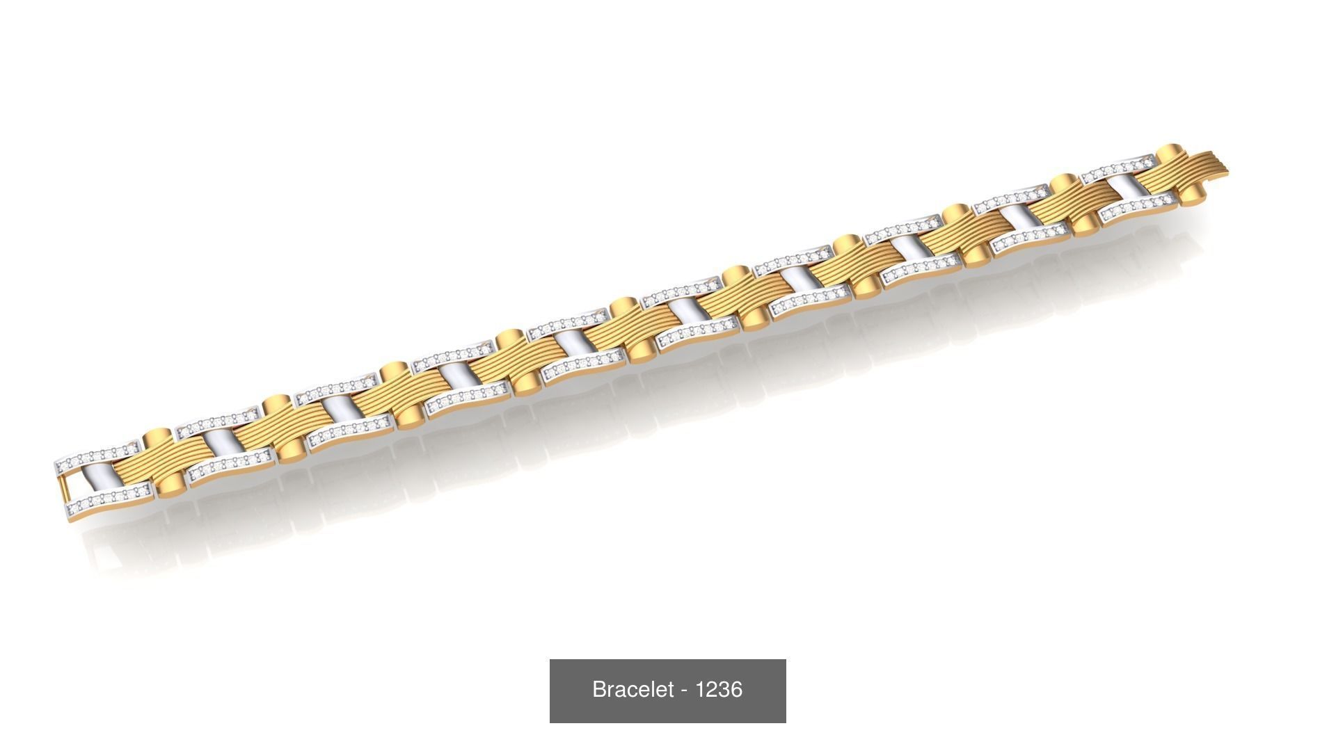 74 Chain Bracelet Unisex Bracelets Pack 3D Model Collection_67