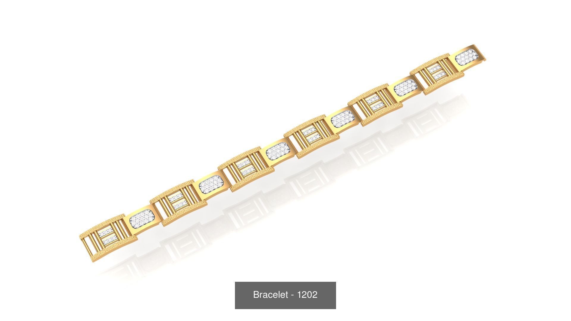 74 Chain Bracelet Unisex Bracelets Pack 3D Model Collection_98