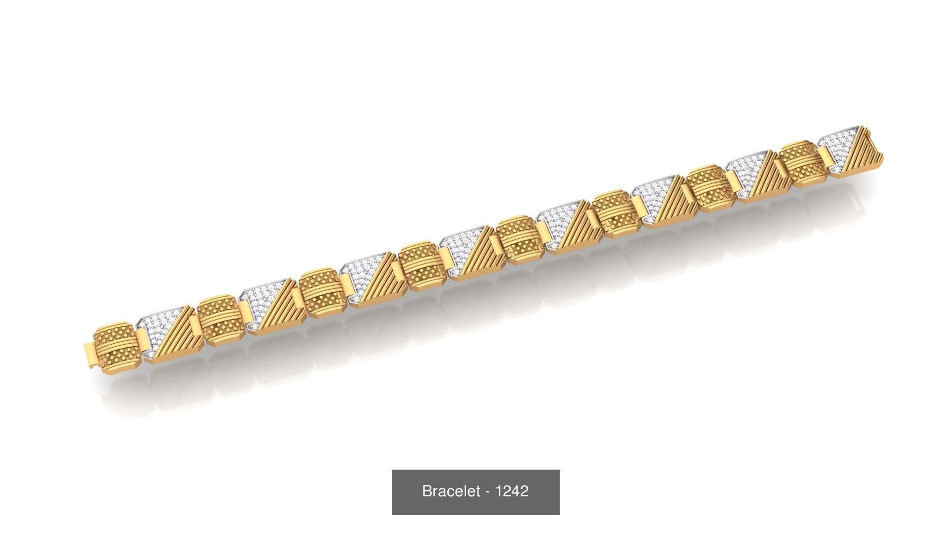 74 Chain Bracelet Unisex Bracelets Pack 3D Model Collection_61