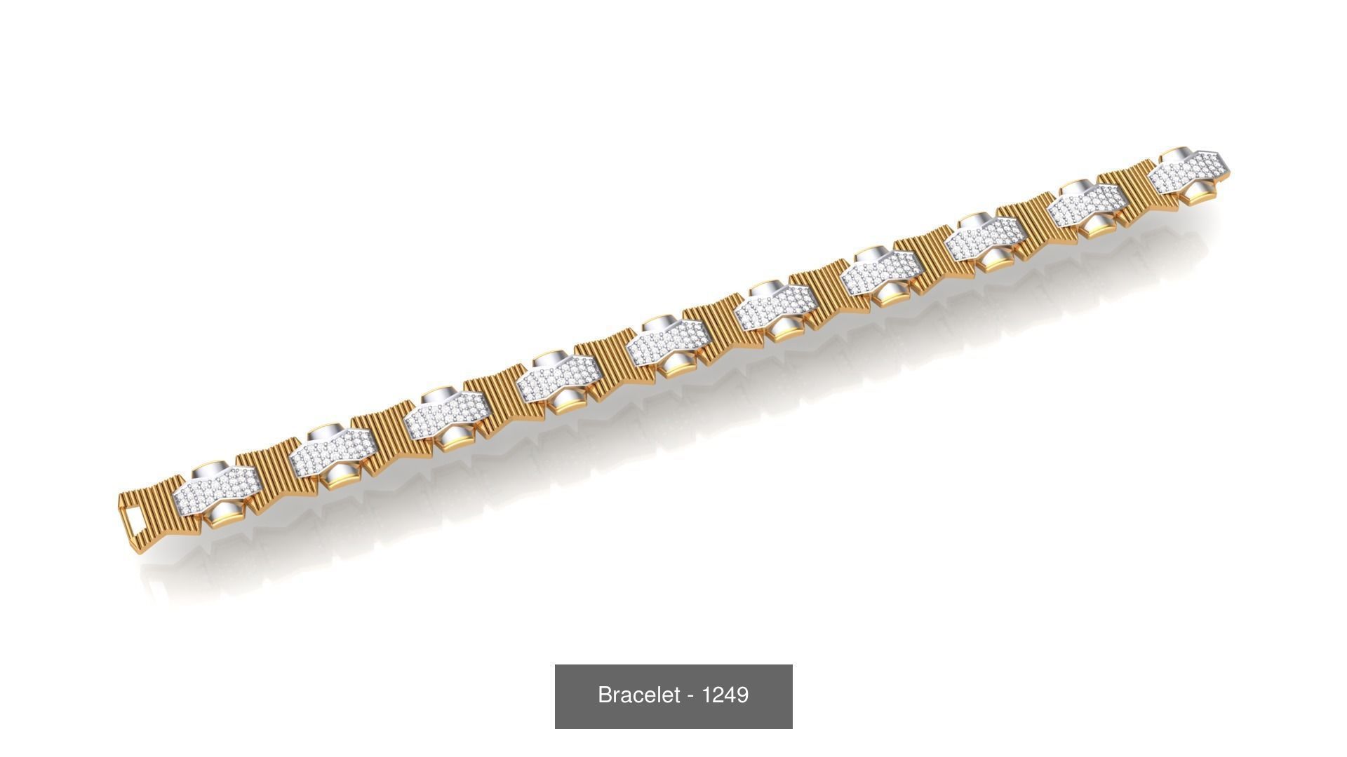 74 Chain Bracelet Unisex Bracelets Pack 3D Model Collection_55