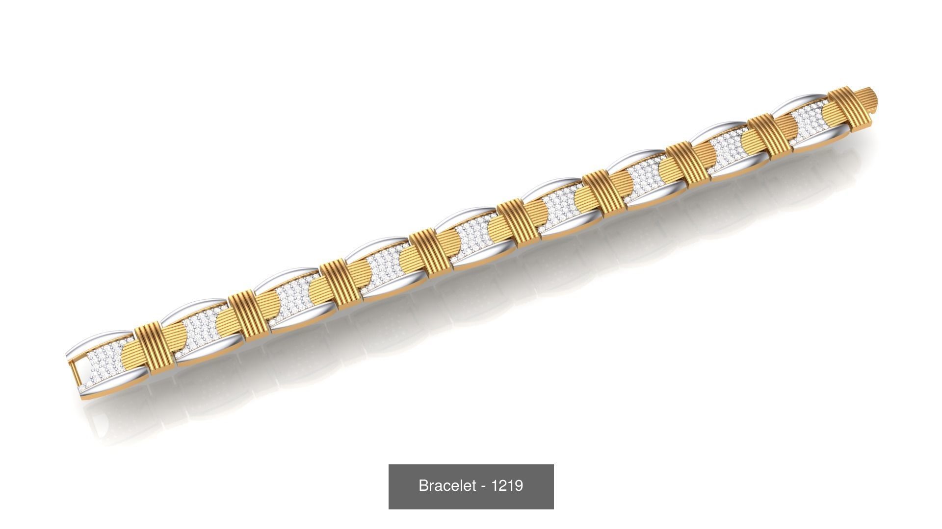 74 Chain Bracelet Unisex Bracelets Pack 3D Model Collection_82