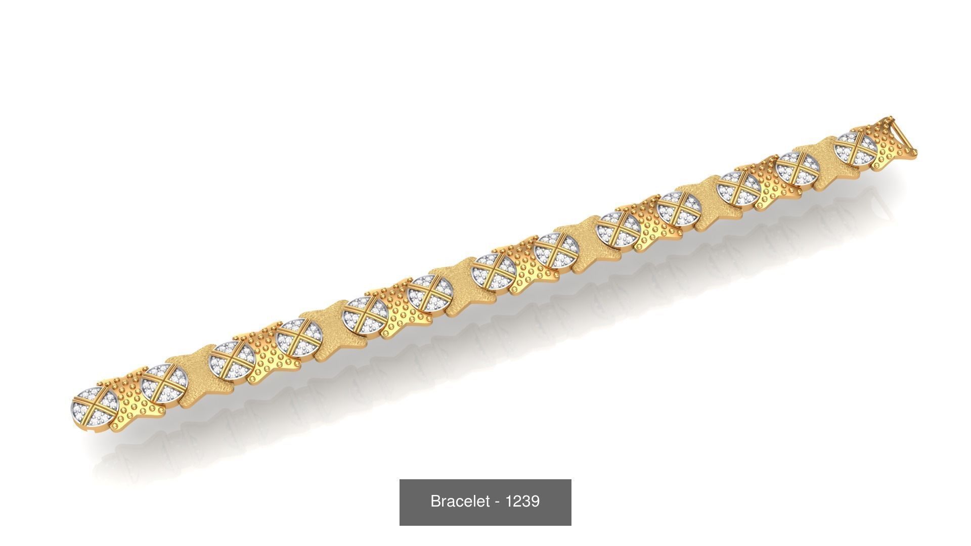 74 Chain Bracelet Unisex Bracelets Pack 3D Model Collection_64