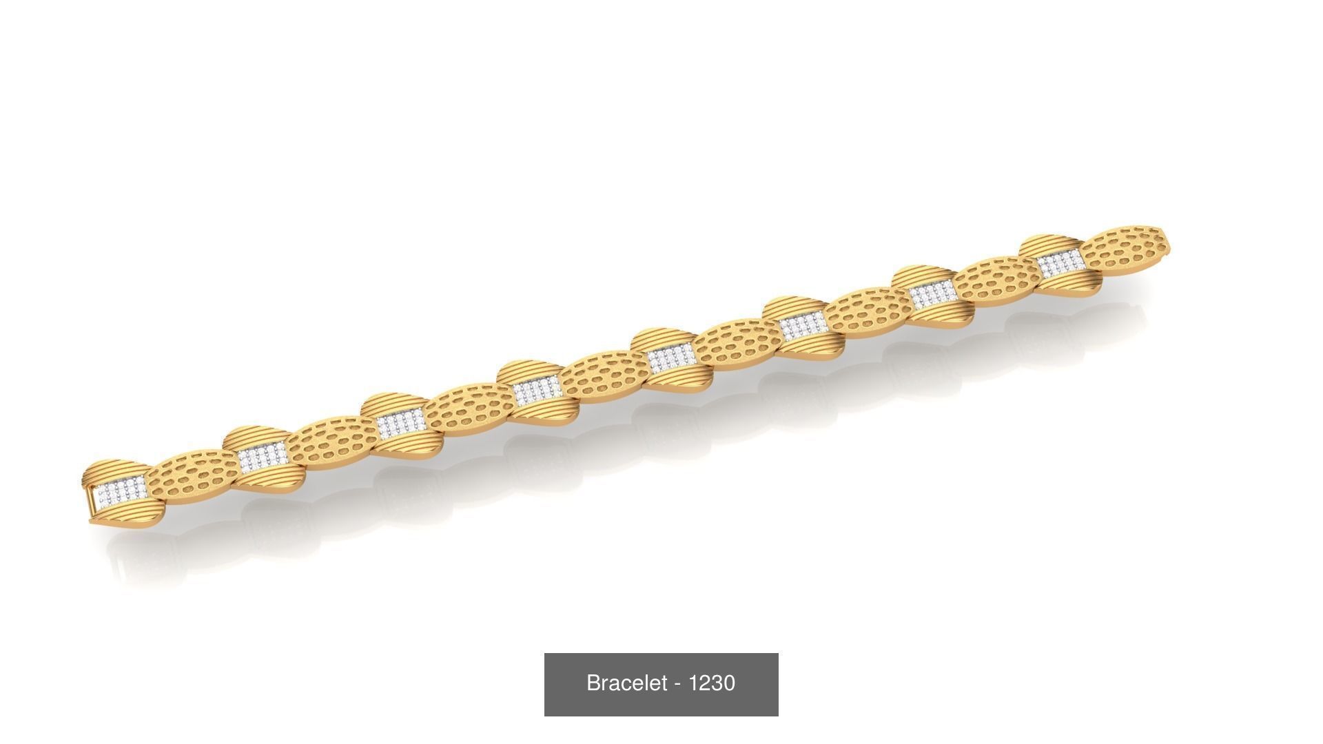74 Chain Bracelet Unisex Bracelets Pack 3D Model Collection_73