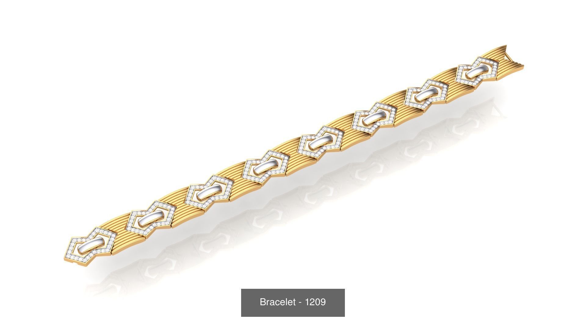 74 Chain Bracelet Unisex Bracelets Pack 3D Model Collection_91