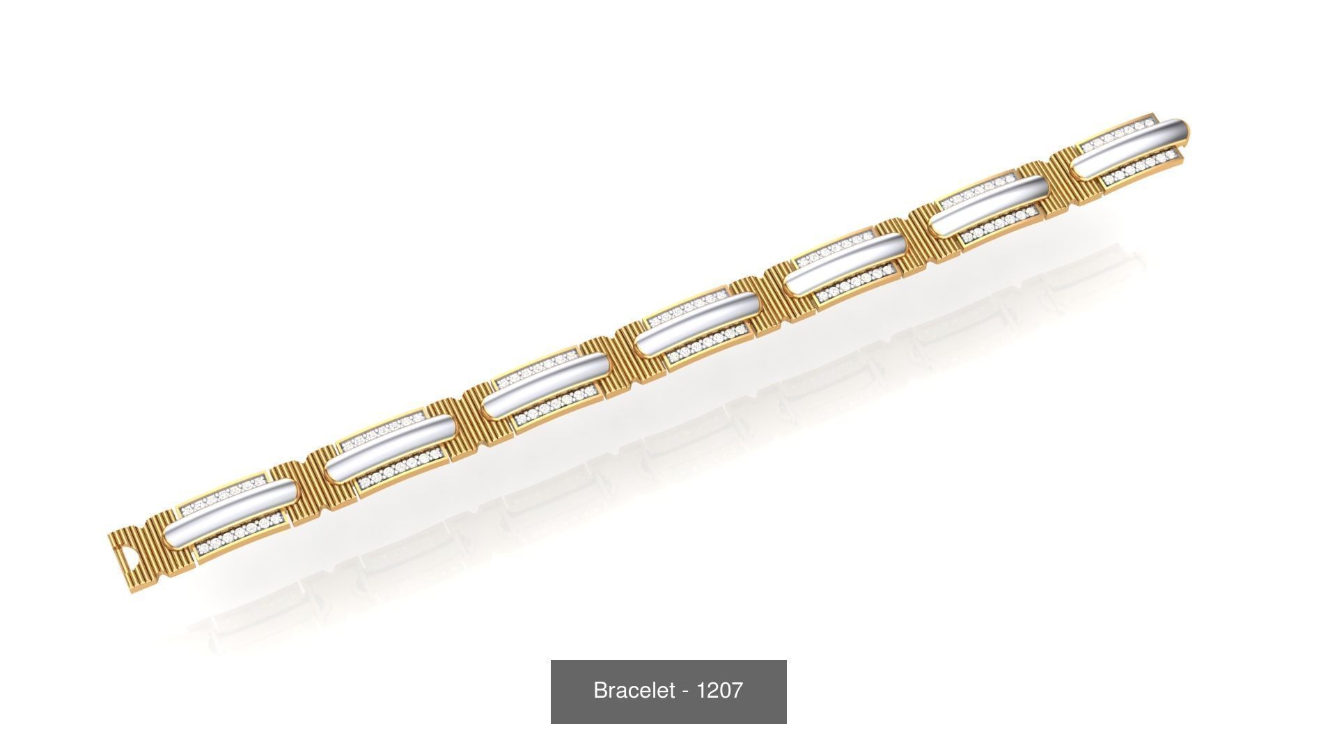 74 Chain Bracelet Unisex Bracelets Pack 3D Model Collection_93