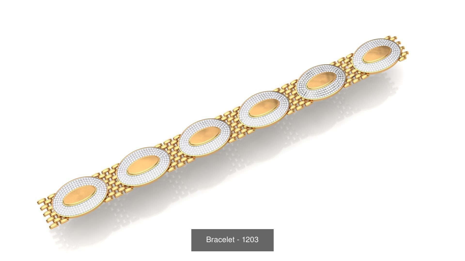 74 Chain Bracelet Unisex Bracelets Pack 3D Model Collection_97