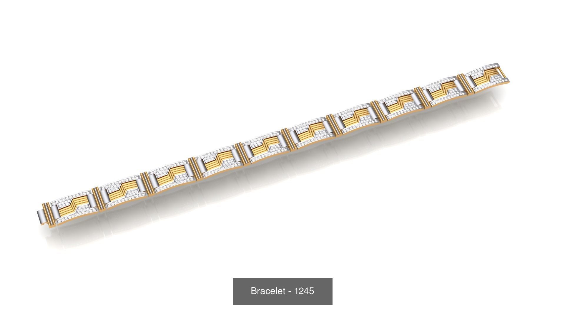 74 Chain Bracelet Unisex Bracelets Pack 3D Model Collection_59