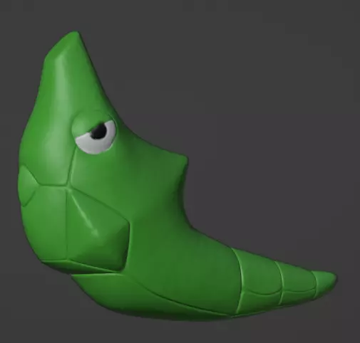 Metapod 3D print model