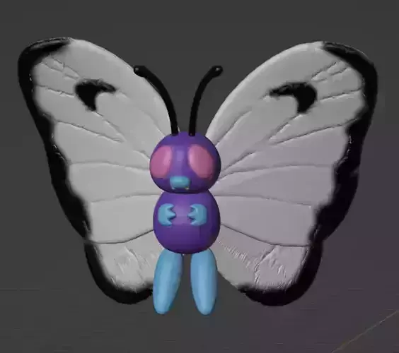 Butterfree 3D print model