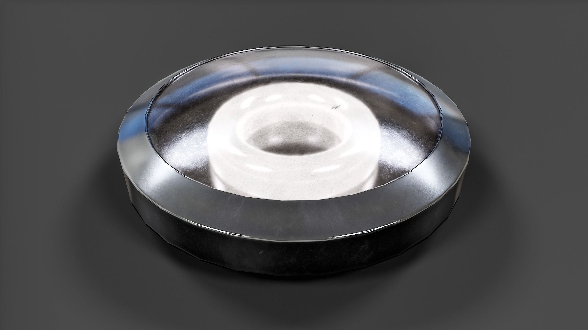 Bathroom Ceiling Light V02 - Low Poly Low-poly 3D model_5