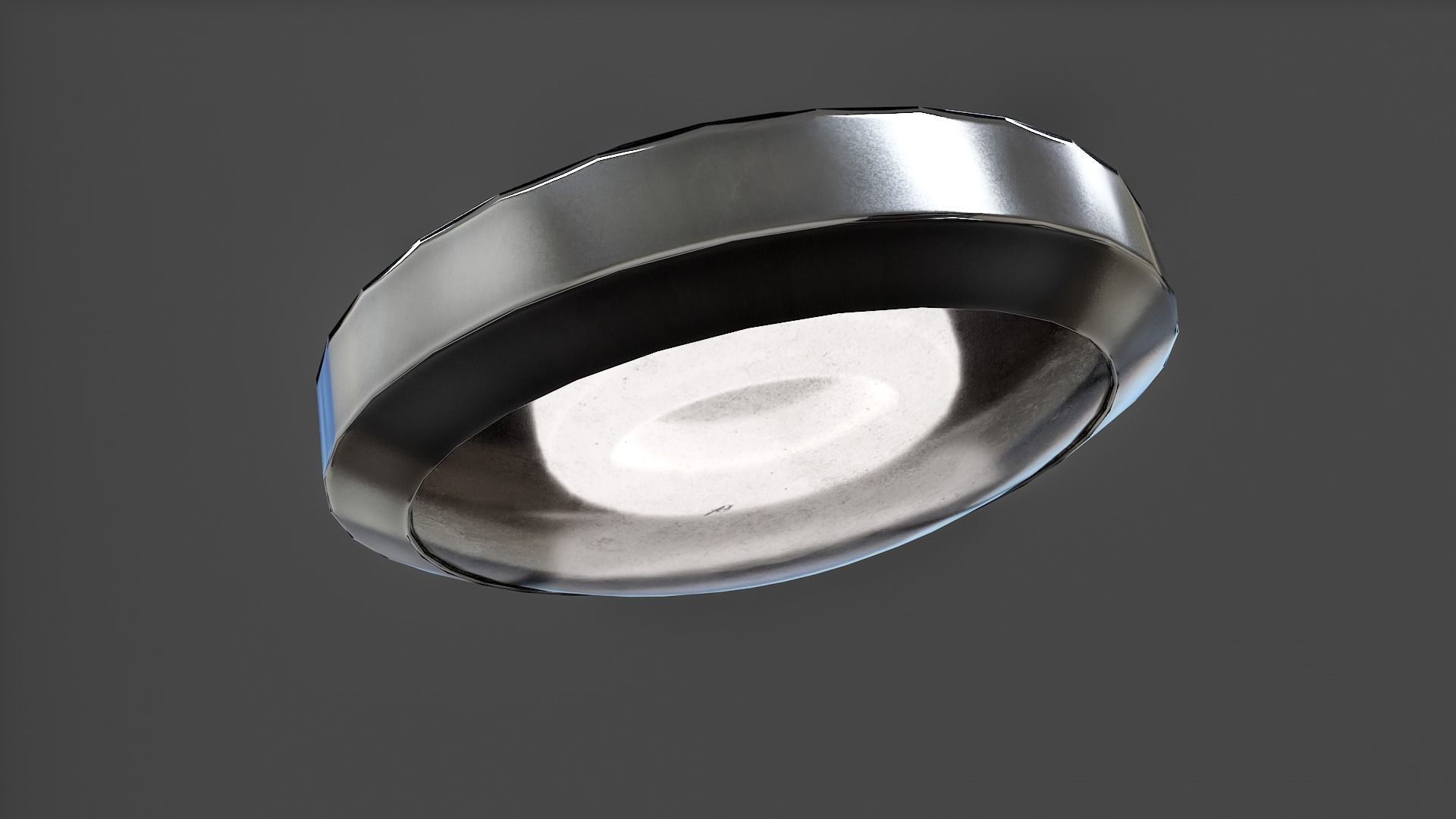 Bathroom Ceiling Light V02 - Low Poly Low-poly 3D model_48
