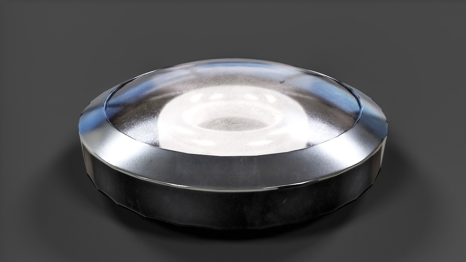 Bathroom Ceiling Light V02 - Low Poly Low-poly 3D model_8