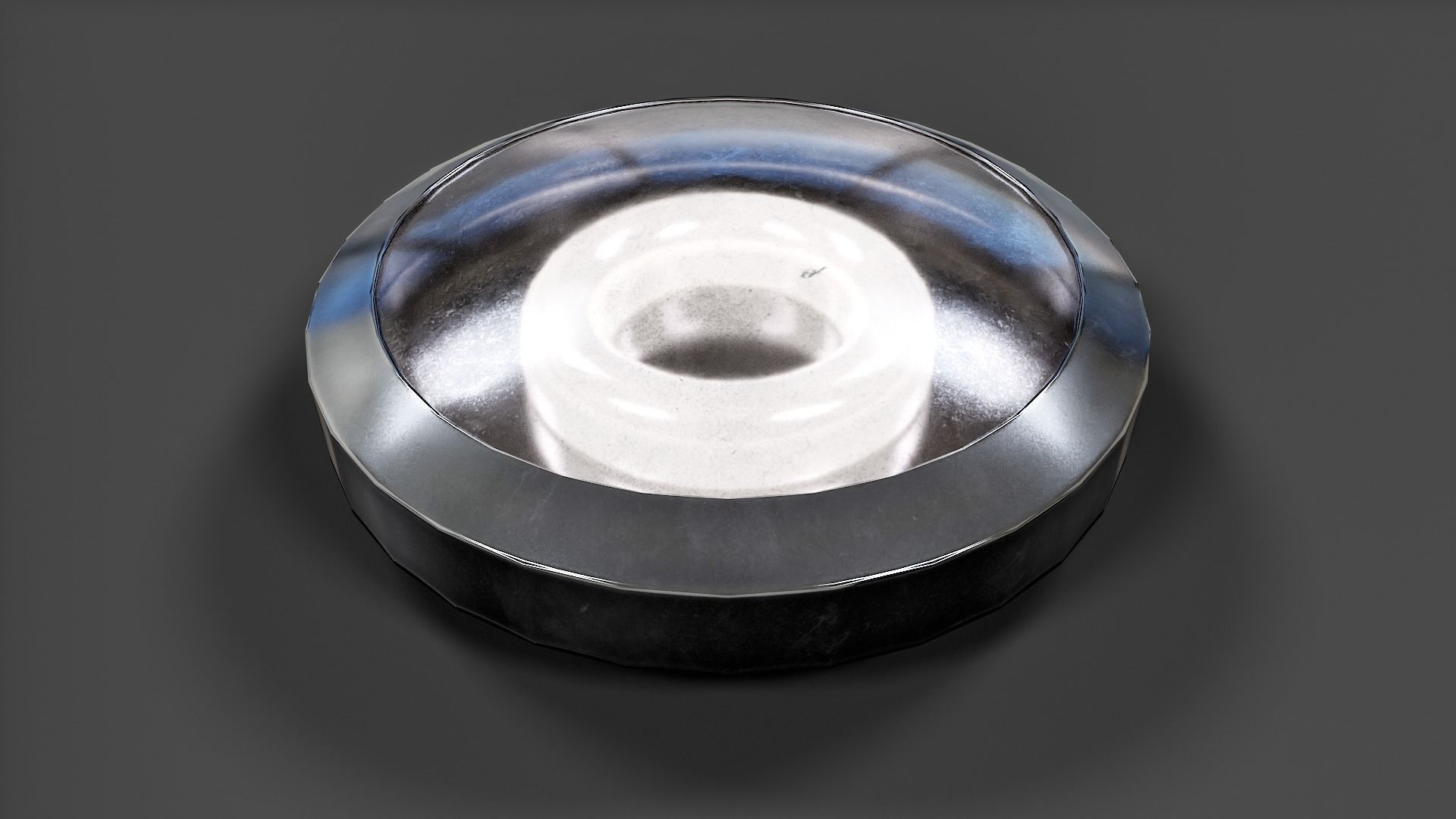 Bathroom Ceiling Light V02 - Low Poly Low-poly 3D model_4