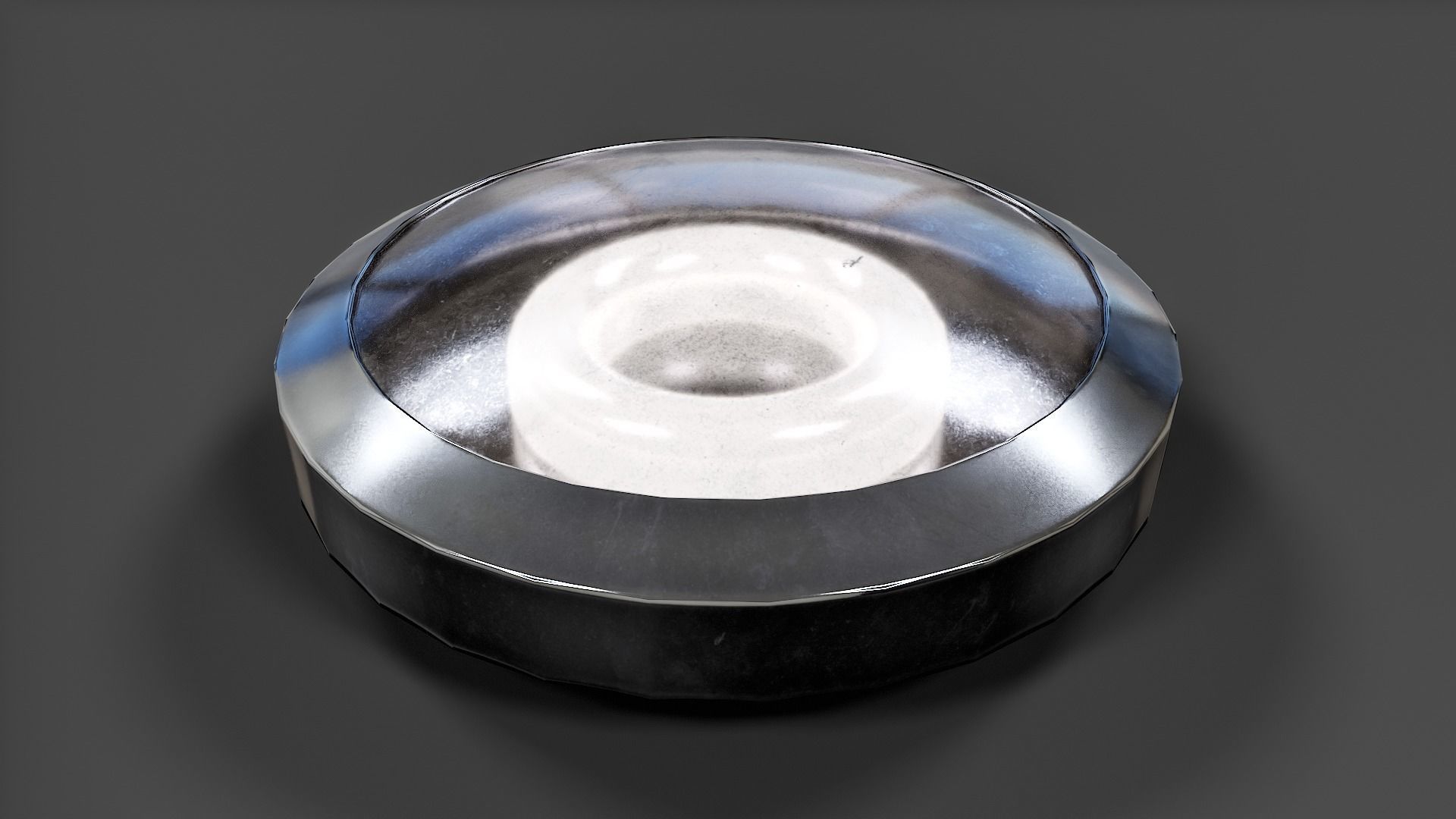 Bathroom Ceiling Light V02 - Low Poly Low-poly 3D model_6