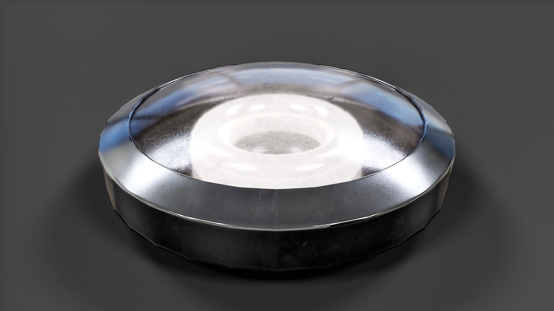 Bathroom Ceiling Light V02 - Low Poly Low-poly 3D model_7