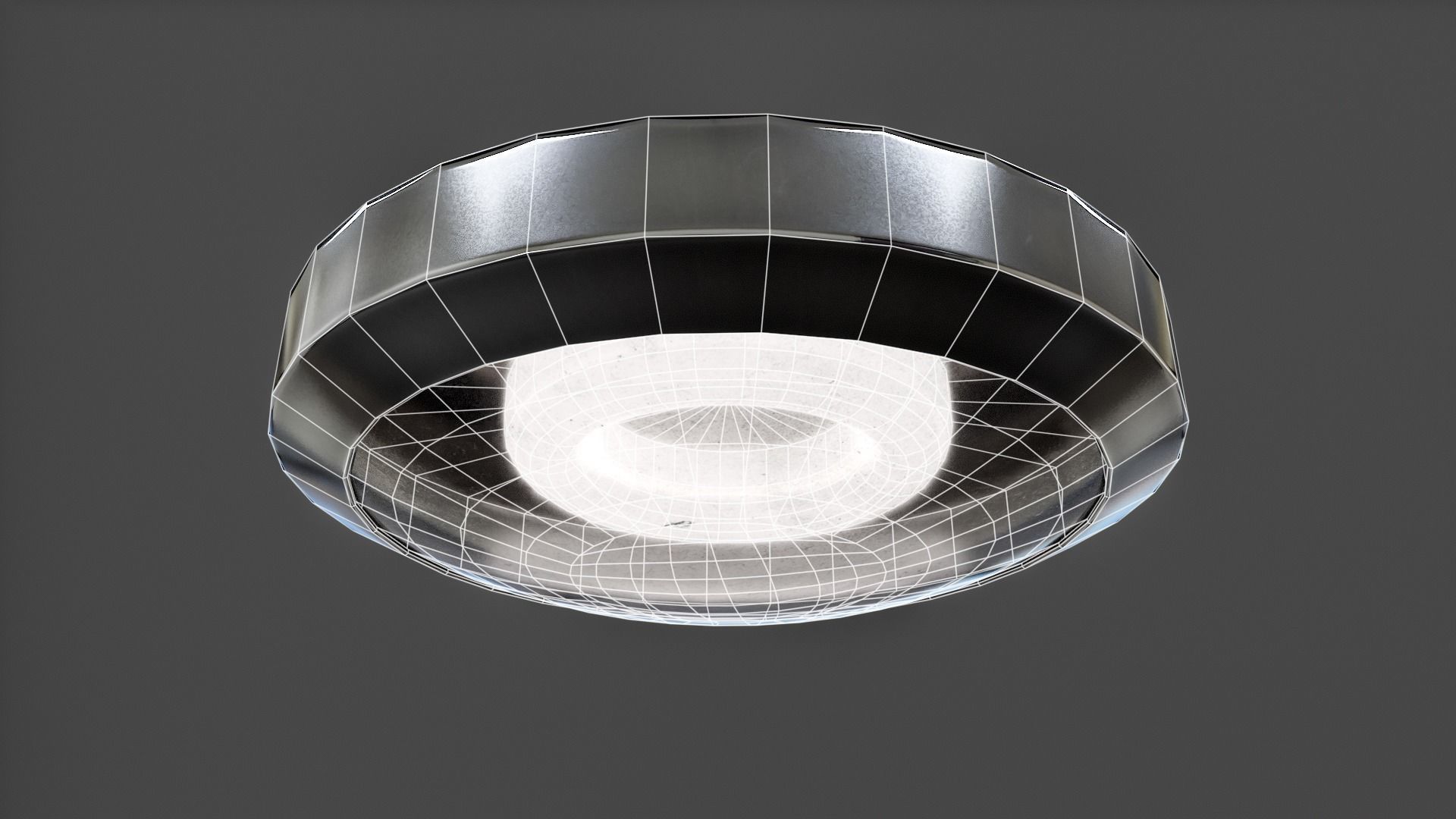 Bathroom Ceiling Light V02 - Low Poly Low-poly 3D model_50