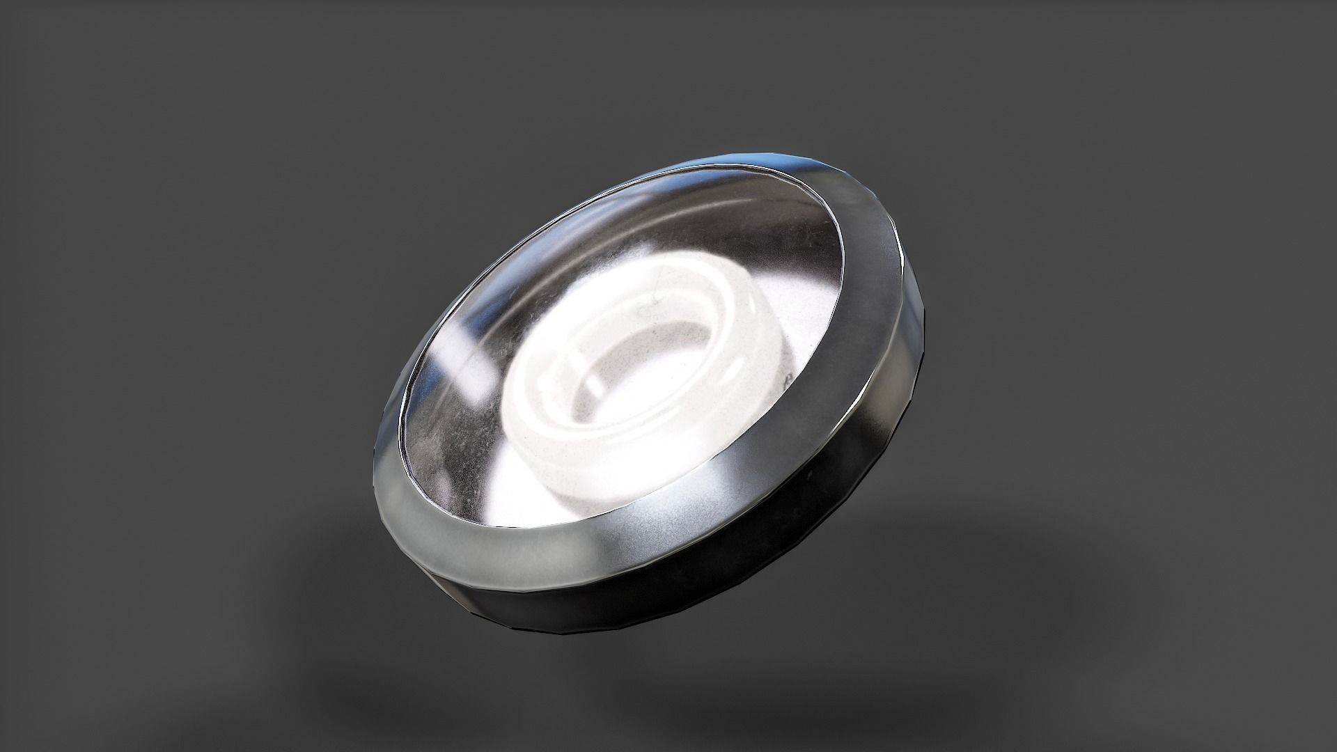 Bathroom Ceiling Light V02 - Low Poly Low-poly 3D model_32