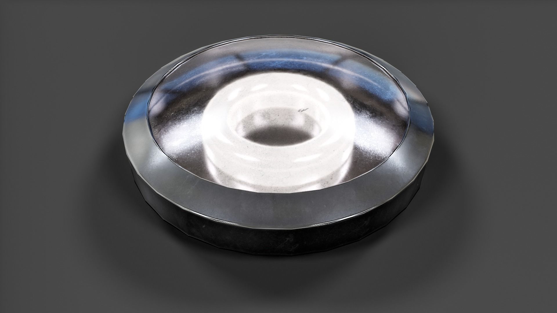 Bathroom Ceiling Light V02 - Low Poly Low-poly 3D model_3