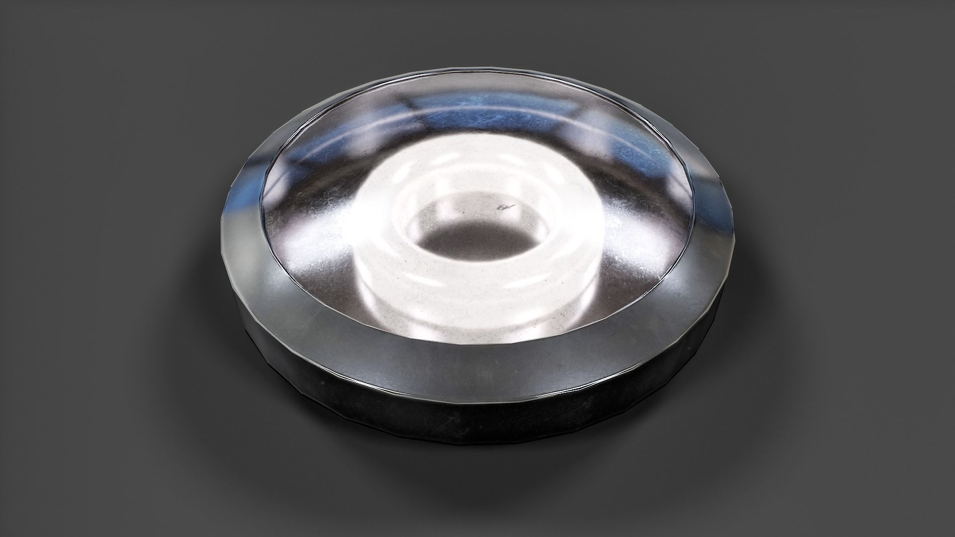 Bathroom Ceiling Light V02 - Low Poly Low-poly 3D model_2